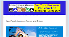 Desktop Screenshot of lamarcainsurance.com